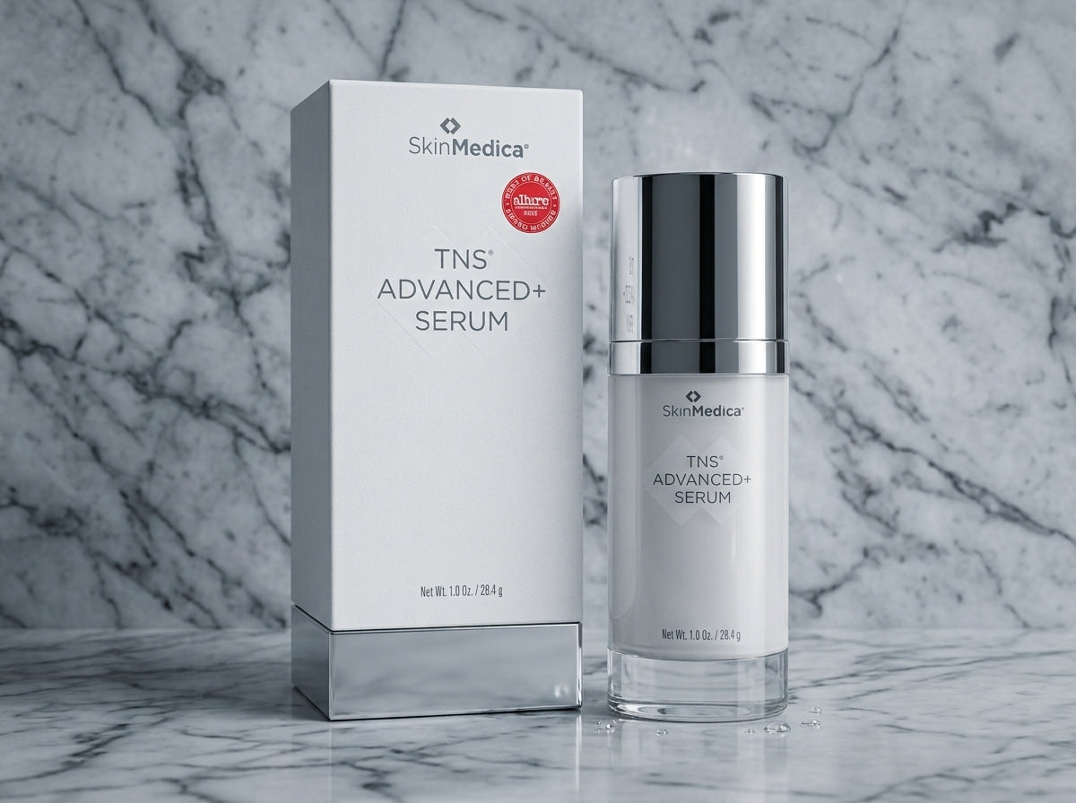 NEW SkinMedica TNS Advanced+ Serum 1 oz / 30ml – Anti-Aging Facial Serum for Smoother, Firmer-Looking Ski