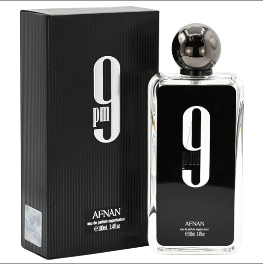 Afnan 9PM Eau de Parfum 3.4oz (100ml) Unisex EDP Spray | Brand New Sealed