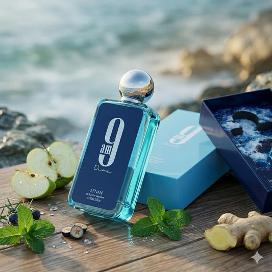 Afnan 9AM Dive Eau de Parfum 3.4 oz (100ml) Unisex EDP Spray | Brand New Sealed