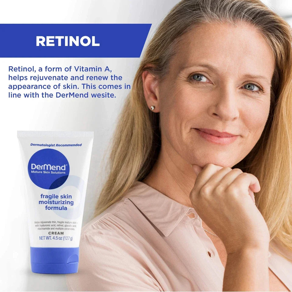 Dermend Fragile Skin Moisturizer 4.5oz Strengthen Tighten Mature Skin