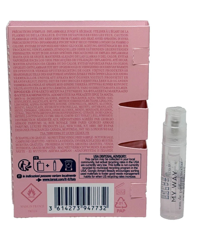 Giorgio Armani My Way Nectar | Eau de Parfum EDP | Sample 1.2 ml / 0.04 fl oz